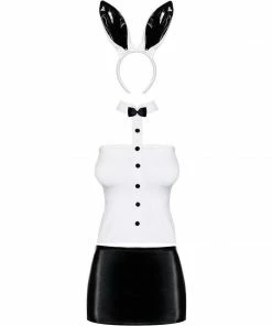 Obsessive Lingerie Poland Skirt And Top Four Piece Bunny Set Costumes