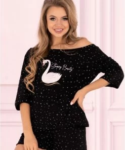 Livco Corsetti Pyjamas Snowflake Pyjama Set