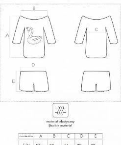 Livco Corsetti Pyjamas Snowflake Pyjama Set