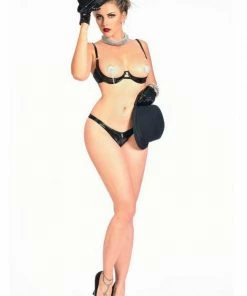 Patrice Catanzaro France Vinyl Crotchless Thong Annabelle Lingerie