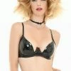 Patrice Catanzaro France Black Vinyl Bra Sam Lingerie