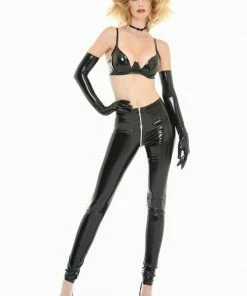 Patrice Catanzaro France Black Vinyl Bra Sam Lingerie