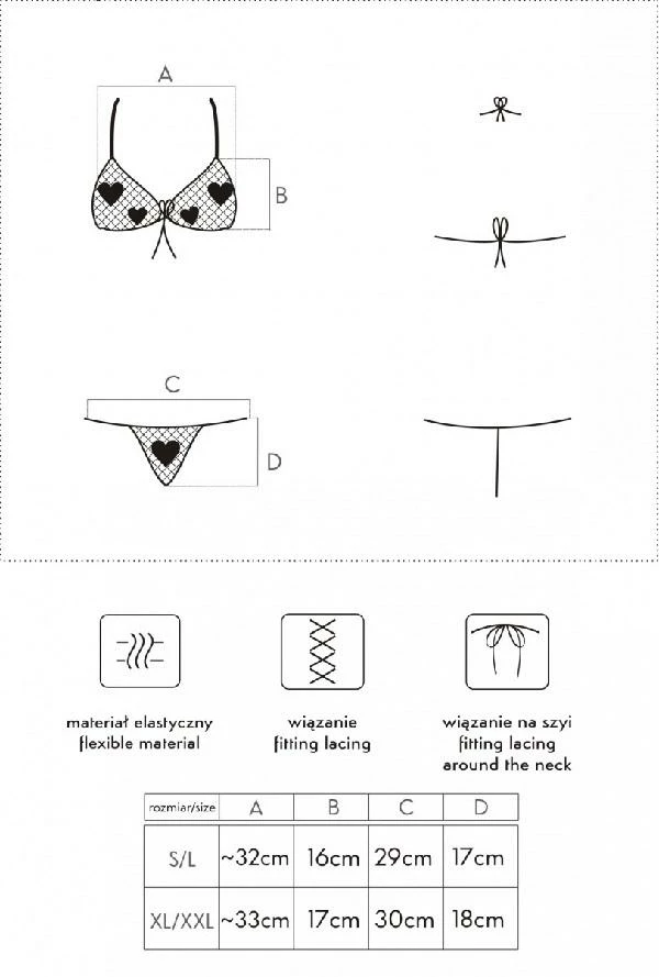 Livco Corsetti Strappy Hearts Lingerie Set 6 Livco Corsetti Strappy Hearts Lingerie Set