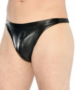 Patrice Catanzaro France Men`s Faux Leather Thong Luigi