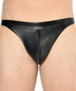 Patrice Catanzaro France Men`s Faux Leather Thong Luigi