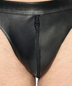 Patrice Catanzaro France Men`s Faux Leather Thong Luigi