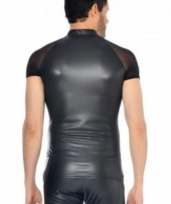 Patrice Catanzaro France Mens Clothing And Lingerie Men`s Wet-look Top Khal