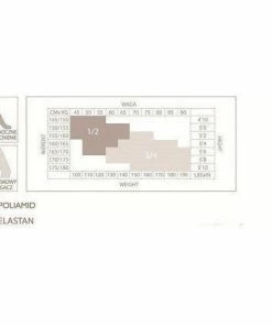 Gorteks Lingerie Poland Hosiery 8 Denier Tights Natural