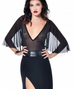 Patrice Catanzaro France Mesh Top Topaze Tops