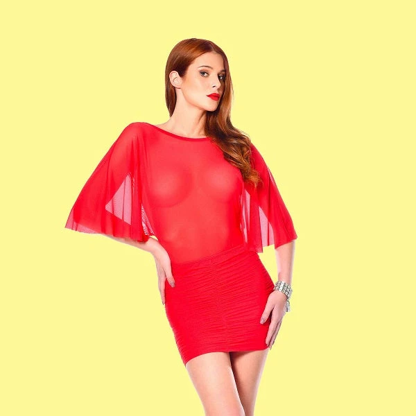 Patrice Catanzaro France Skirts Mesh Skirt Turquoise 9 Patrice Catanzaro France Skirts Mesh Skirt Turquoise