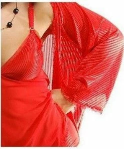 Andalea Plus Sizes Vibrant Red Robe