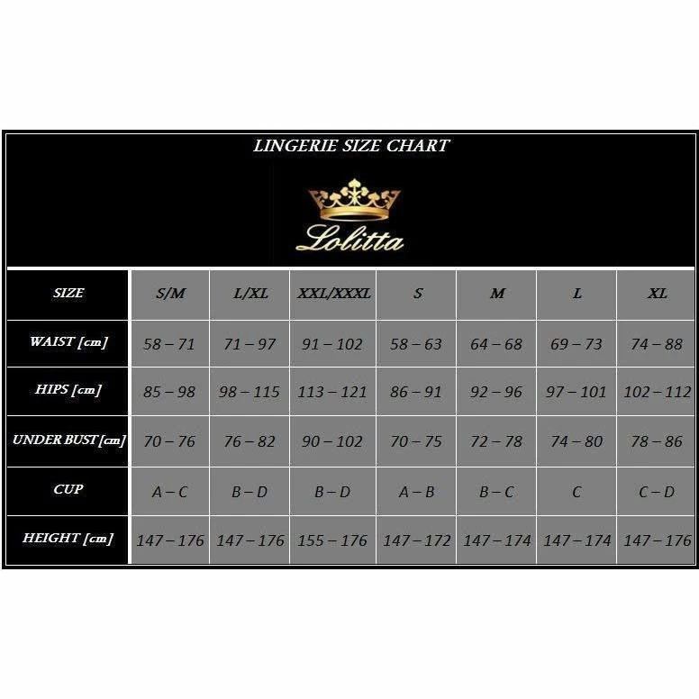 Lolitta Lingerie Erotic Hosiery Wet-look Collar, Corset, Stockings And Thong Set 4 Lolitta Lingerie Erotic Hosiery Wet-look Collar, Corset, Stockings And Thong Set