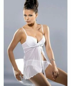 Gracya Bridal Lingerie White Babydoll And Panty