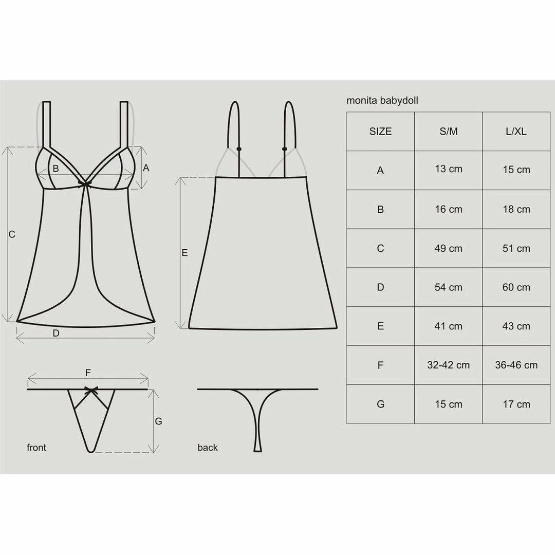 Obsessive Lingerie Poland White Bridal Babydoll 5 Obsessive Lingerie Poland White Bridal Babydoll