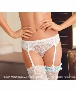 Lupoline Linerie Poland White Lingerie Garter-belt