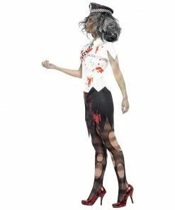 Smiffys Costumes Zombie Police Woman Fancy Dress Costume