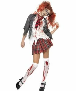 Smiffys Costumes Zombie School Girl Fancy Dress Costume
