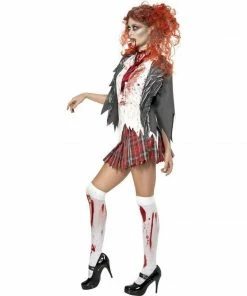 Smiffys Costumes Zombie School Girl Fancy Dress Costume 9 Smiffys Costumes Zombie School Girl Fancy Dress Costume